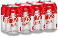 BILLY'S LAGER 3X8CN FOR FULL FLAT SALE