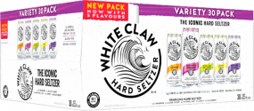 WHITE CLAW VARIETY 30 PACK